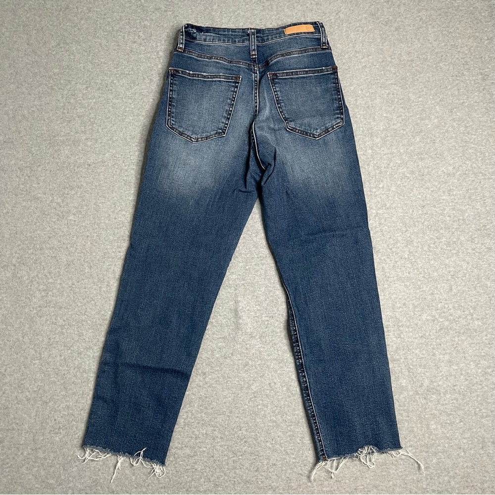 BP Jeans Womens 26 Straight Leg Denim Blue Light Wash Faded - Picture 7 of 14